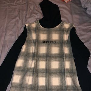 Supreme Shadow Black Hooded XL
